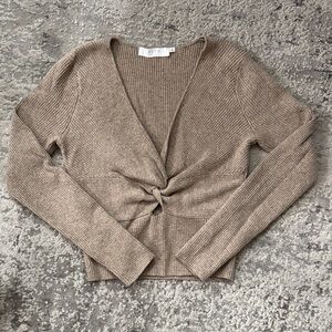 Revolve Astr Women's Tan Sweater